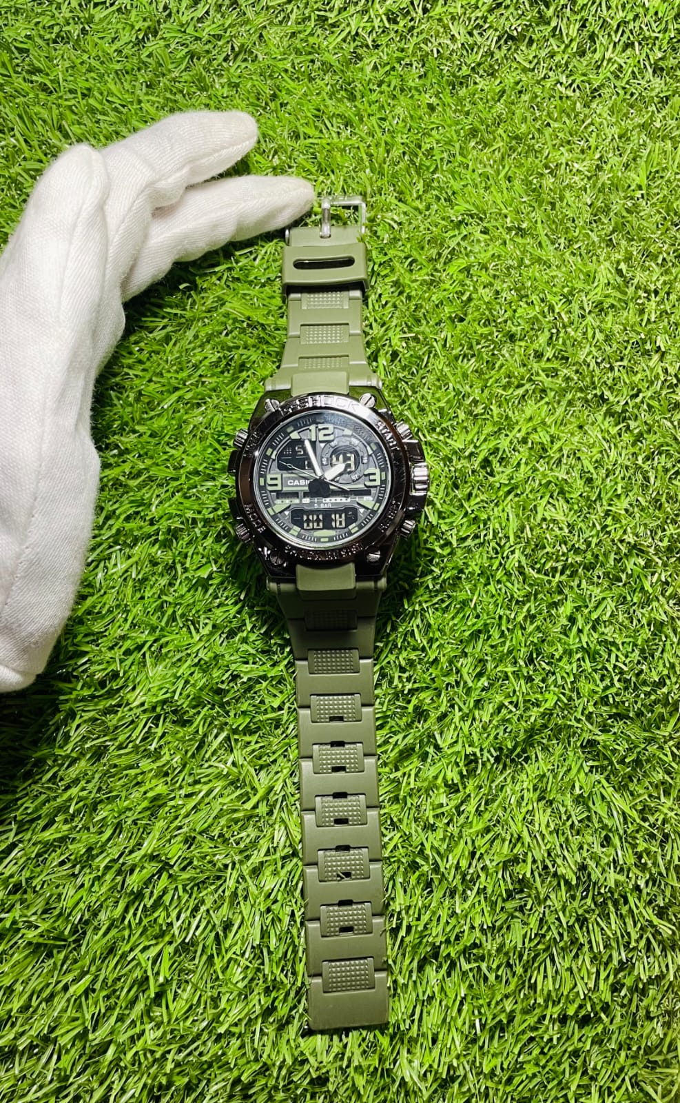 Casio Dual Time Men Watches-Military Watch