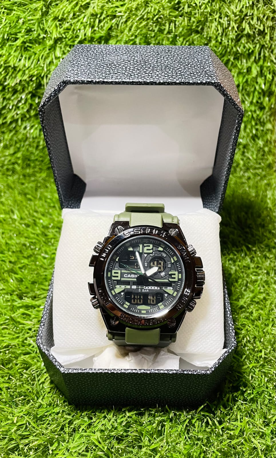 Casio Dual Time Men Watches-Military Watch